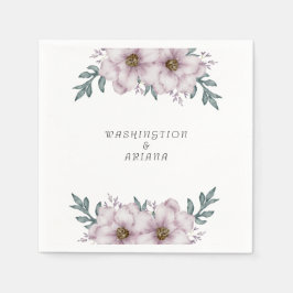 Floral Eucalyptus Wedding Servet