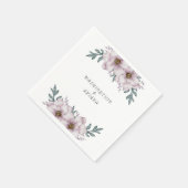 Floral Eucalyptus Wedding Servet (Hoek)