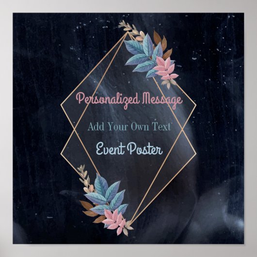 Floral Event Poster (Voorkant)