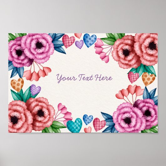 Floral Event Poster (Voorkant)