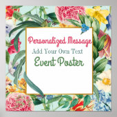 Floral Event Poster (Voorkant)