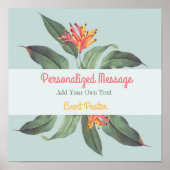 Floral Event Poster (Voorkant)