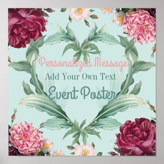 Floral Event Poster (Voorkant)