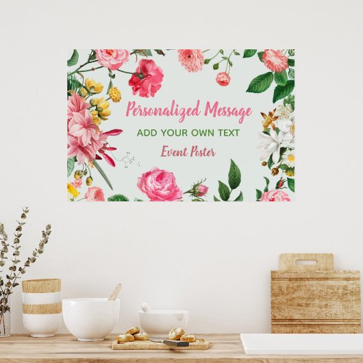 Floral Event Poster (Keuken)