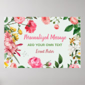 Floral Event Poster (Voorkant)