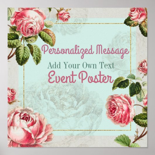 Floral Event Poster (Voorkant)