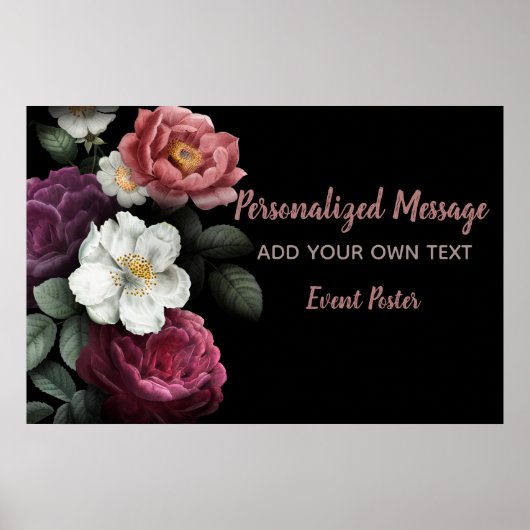 Floral Event Poster (Voorkant)