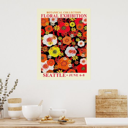 Floral Exhibit No. 9 Poster (Keuken)