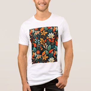 Floral exotische bloemen patroon-24193 Tri-Blend shirt