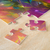 Floral Explosion Abstract Legpuzzel (Zijkant)