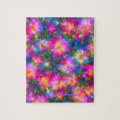 Floral Explosion Abstract Legpuzzel (Verticaal)