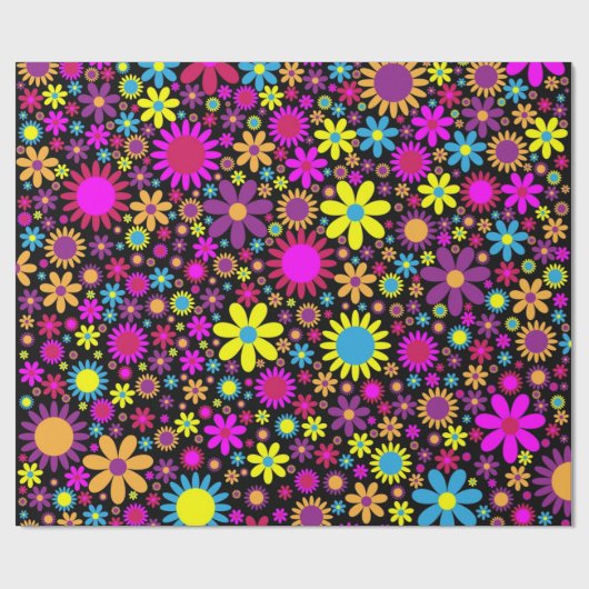 Floral Explosion Cadeaupapier (Vlak)