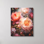 Floral Explosion Canvas Afdruk (Voorkant)