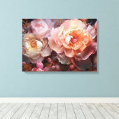 Floral Explosion Canvas Afdruk (Insitu (Houten vloer))