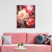 Floral Explosion Canvas Afdruk (Insitu (Woonkamer))