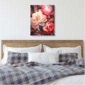 Floral Explosion Canvas Afdruk (Insitu (Slaapkamer))