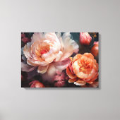 Floral Explosion Canvas Afdruk (Voorkant)