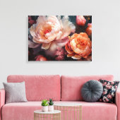 Floral Explosion Canvas Afdruk (Insitu (Woonkamer))