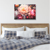 Floral Explosion Canvas Afdruk (Insitu (Slaapkamer))