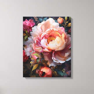 Floral Explosion Canvas Afdruk