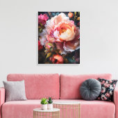Floral Explosion Canvas Afdruk (Insitu (Woonkamer))