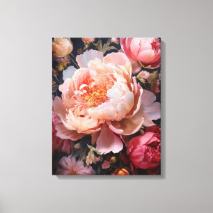 Floral Explosion Canvas Afdruk