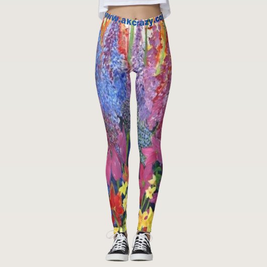 Floral Explosion Leggings (Voorkant)