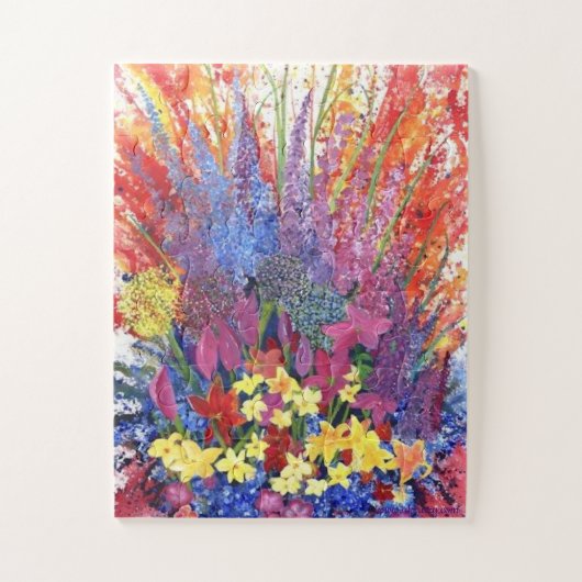 Floral Explosion Legpuzzel (Verticaal)