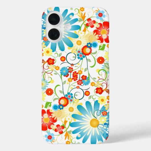 Floral Explosion of Color Case-Mate iPhone Case (Achterkant)