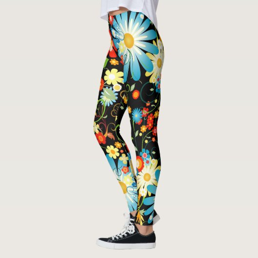 Floral Explosion of Color Leggings (Links)