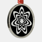 Floral Explosion Premium Round Ornament (Rechts)