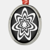 Floral Explosion Premium Round Ornament (Links)