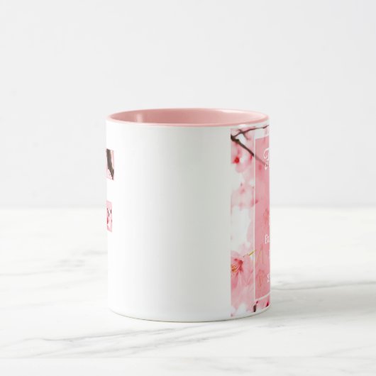 Floral F Initial Mug | Personalized Name & Traits Mok (Midden)