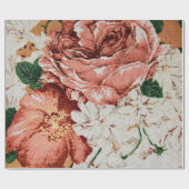 Floral Fabric-afdruk herstellen. Cadeaupapier (Vlak)