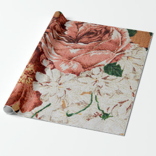 Floral Fabric-afdruk herstellen. Cadeaupapier