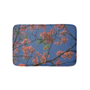 Floral Fabric, blauw Badmat