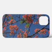Floral Fabric, blauw Case-Mate iPhone Case (Achterkant (horizontaal))
