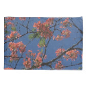Floral Fabric, blauw Kussensloop (Achterkant)