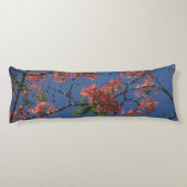 Floral Fabric, blauw Lichaamskussen (Achterkant)