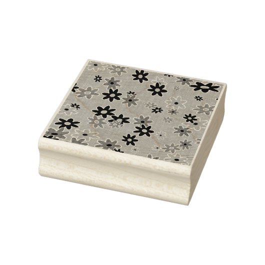 Floral Fabric naadloos patroon gekleurd 1 Rubberstempel (Stempel)