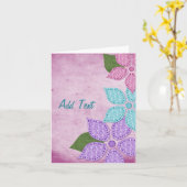 Floral Fabric Notitiekaarten (Gele Bloem)