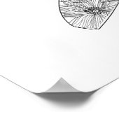 Floral Face Illustration Mode & Beauty Poster (Hoek)