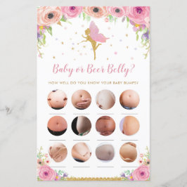 Floral Fairy Baby Predications and Advice Activity