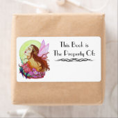 Floral Fairy Book Label (Insitu)