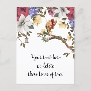 Floral Fairy Briefkaart