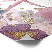 Floral Fairy First Birthday Personalised Welcome Poster (Hoek)