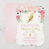 Floral Fairy First Kaart (Voorkant / Achterkant)