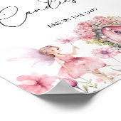 Floral Fairy Garden Hoeveel Snoepjes in Jar Poster (Hoek)