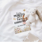 Floral Fairy Godmother Voorstel Foto Bedankkaart