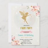 Floral fairy kaart (Voorkant)